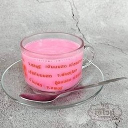 นมสดชมพูร้อน