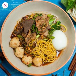 หมี่เหลือง ยำไข่