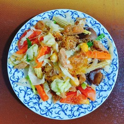 ผัดวุ้นเส้น Vegan