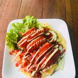 โรตีแซนวิทไส้กรอก