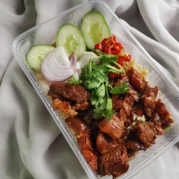 ข้าวผัดเนื้อเค็ม