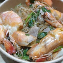 กุ้งตัวใหญ่ วุ้นเส้นนุ่มเหนียว รสชาติกลมกล่อม