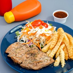 อกไก่พริกไทยดำ