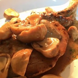 Sauteed Pork country ribs w mustard sauce
