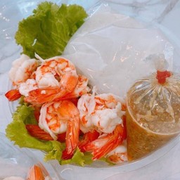 เมี่ยงกุ้ง น้ำจิ้มแซ่บมากแม่ทานได้2-4คน
