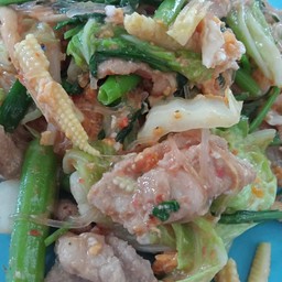 สุกี้แห้ง ไก่