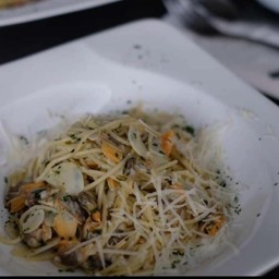 Spaghetti Clam with white wine sauce
