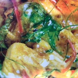 ข้าวพแนงไก่