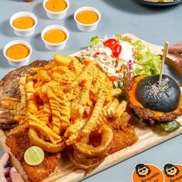 สเต๊กถาดลุงหยิก Super Jumbo