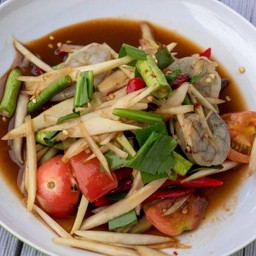 ตำกุ้งสด