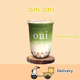 Green milk tea