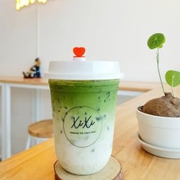 มัทฉะลาเต้เย็น