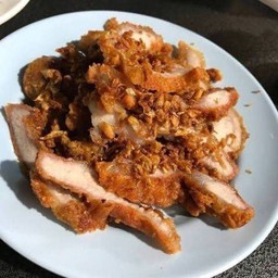 คอหมูทอด