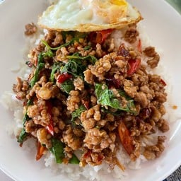 ข้าวกระเพราหมูสับ