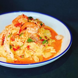 ข้าวไข่ข้นต้มยำทะเล