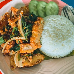 ข้าวยำไก่แซ่บ