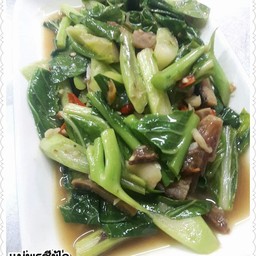 คะน้าปลาเค็ม