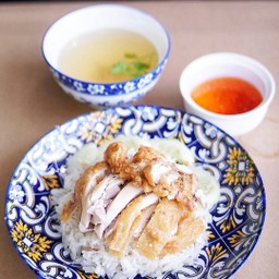 ข้าวมันไก่ทอด