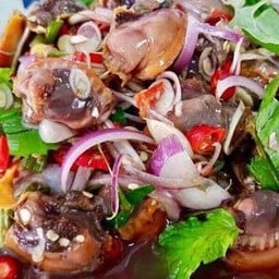 ยำหอยแครงตะไคร์สด