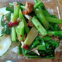 ข้าวคะน้าปลาเค็ม