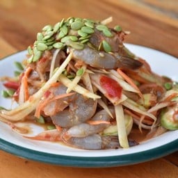 ส้มตำกุ้งสด