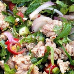 ลาบหมูขาว