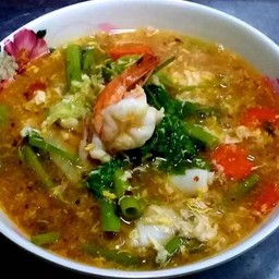 สุกี้กุ้ง(น้ำ)