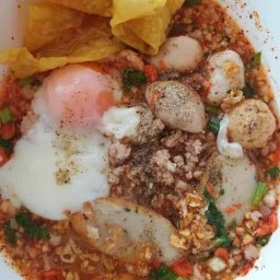 ร้านแม่แสตมป์ ก๋วยเตี๋ยวต้มยำหมูสับ โบราณ ร้านน้ำปั่น&กาแฟแม่แสตมป์