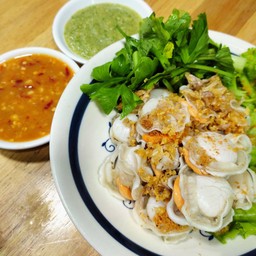 ลวกจิ้มหอยเชลล์