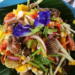 ยำหอยแครง (เส้น)