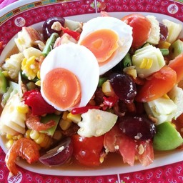 ตำผลไม้ไข่เค็ม