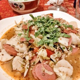 ยำวุ้นเส้นหมูสับ