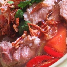 ต้มซุปหมูสด