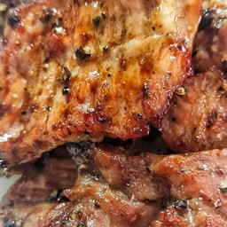 หมูย่างหมักพริกไทยดำ