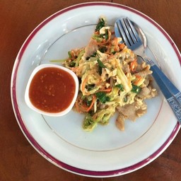 สุกี้แห้งไก่