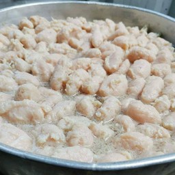 หมูเด้งลวกมีน้ำซุป