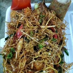 ปลาทับทิมทอดสมุนไพร