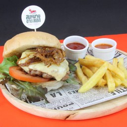 เบอร์เกอร์เนื้อ