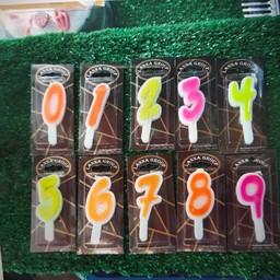 เทียนตัวเลขตัวละ30บาทระบุตัวเลขด้วยนะคะ