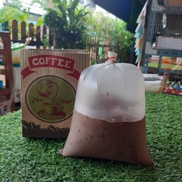 โกโก้เย็น ถุงกระดาษ