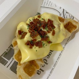 Cheese Becon x Croffle (ครอฟเฟิลชีส)