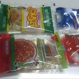 ชุดเครื่องปรุงพริกน้ำตาลน้ำปลาน้ำส้ม