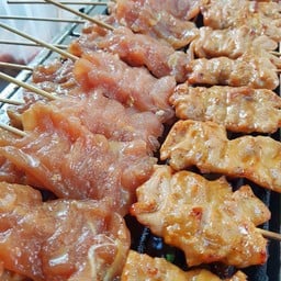 หมูปิ้งกระทิสด