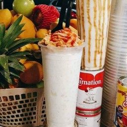 นมสดคาราเมลปั่น