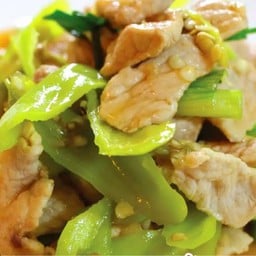 ผัดพริกหยวกหมู