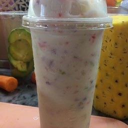 นมเปรี้ยวรสผลไม้ปั่นปีโป้