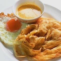 โรตีน้ำแกง+ไข่ดาว