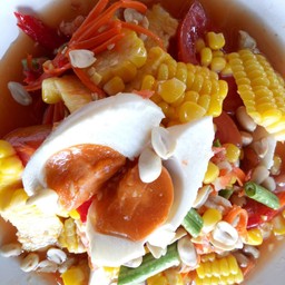 ตำข้าวโพดไข่เค็ม