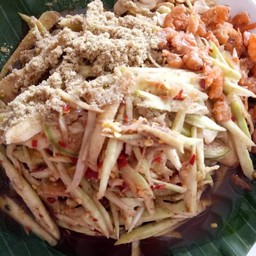 ตำมะม่วงปลาป่นปลาร้า