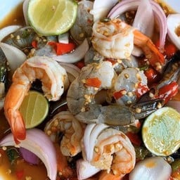 ยำกุ้งทูโทน2สี